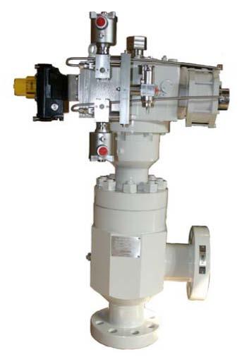 2-9/16â€� 5M production choke pneumatic stepping actuator, Bifold solenoid valves, Westlock transmitter and limit switches